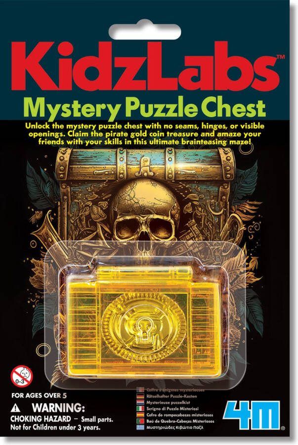 4M Kidzlabs Science Card Mysteriepuzzel Kist