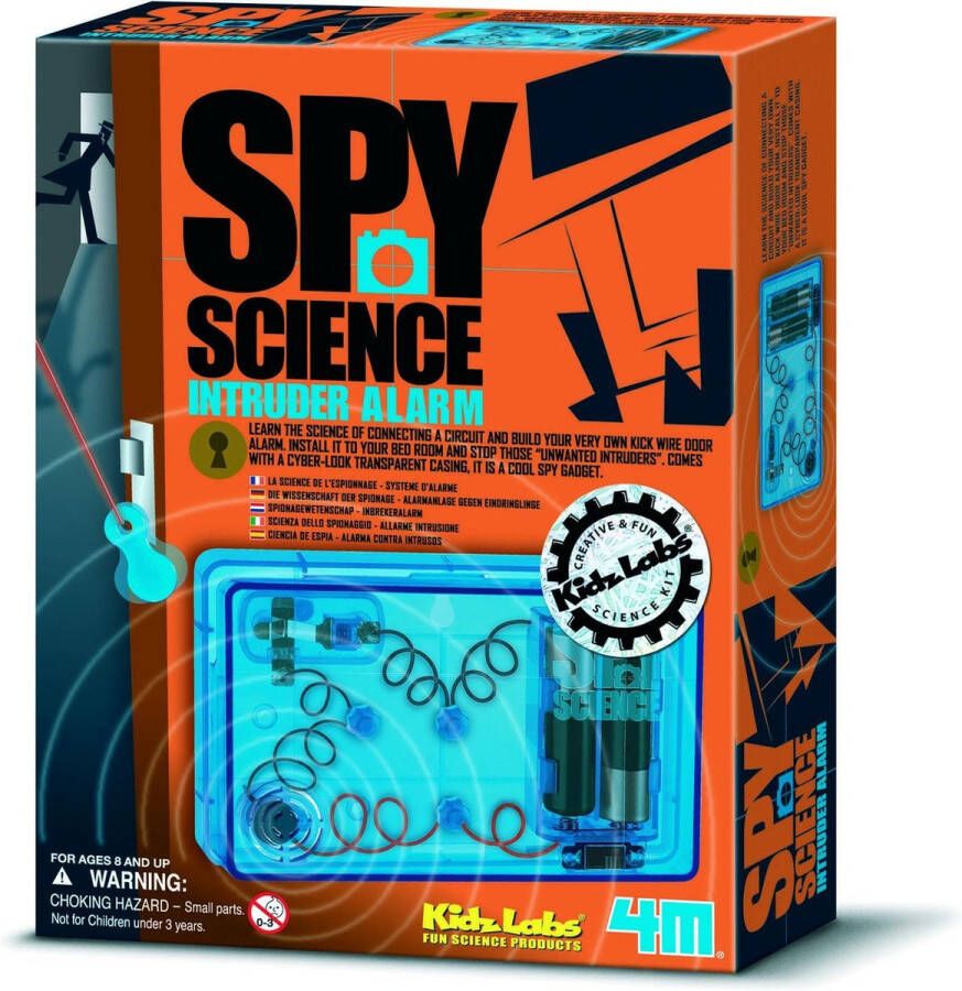 4M STEAM toys 4M Kidzlabs Spy Science Alarm