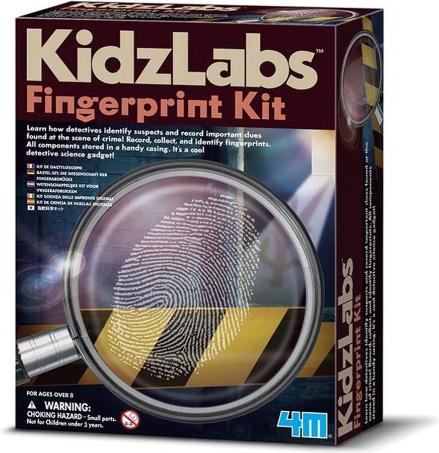 4M Kidzlabs Spy Science Vingerafdrukken Set