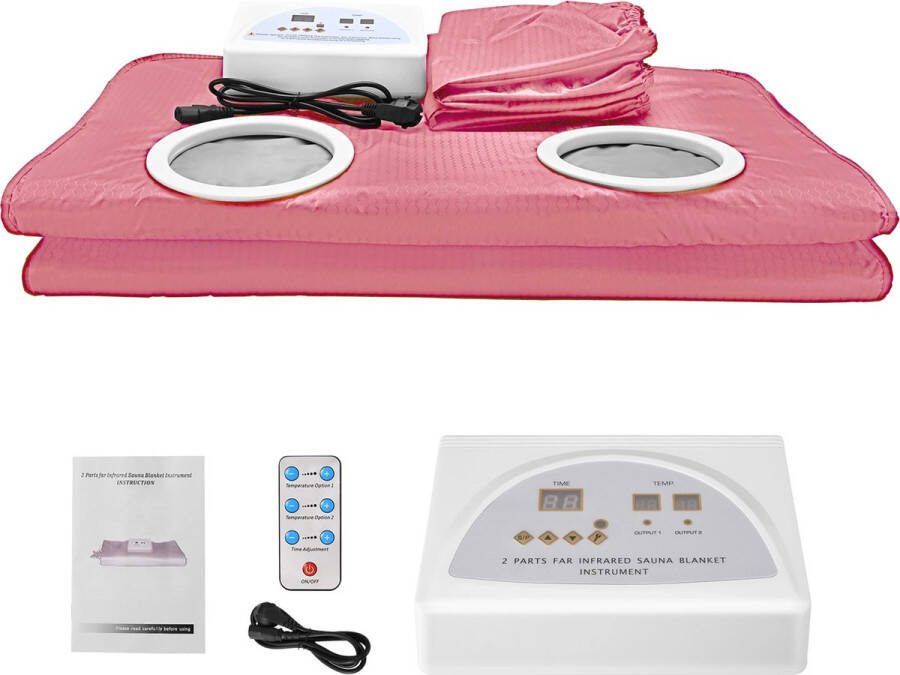4Naturals Sauna Deken Design Infrarood deken fibromyalgie Infraroodlamp- Body Shaper Voor Gewichtsverlies En Fitness