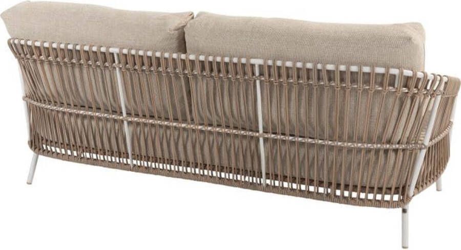 4SO 4 Seasons Outdoor Loungebank Dalias Taupe-White Frame
