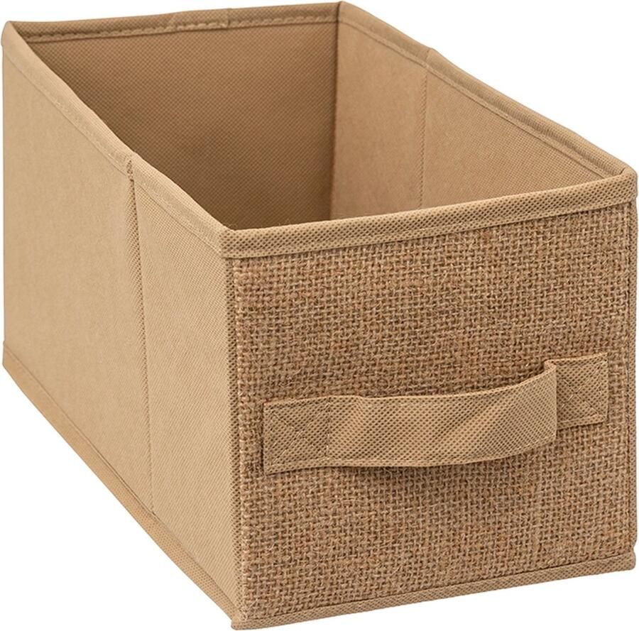 5five Bruine mand jute 15 x 31 x 15 cm (S)