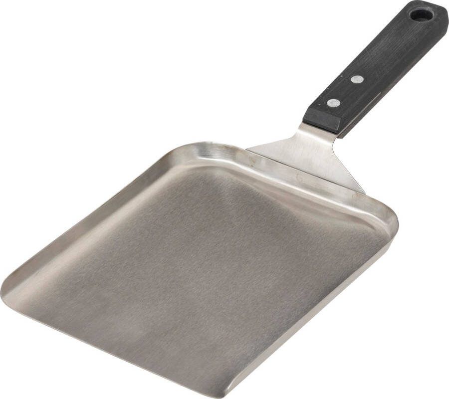 5five BBQ barbecue spatel rvs met houten handvat 32 cm