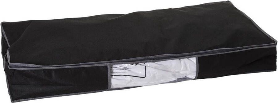 5five Dekbed kussen opberghoes zwart met vacuumzak 98 x 45 x 15 cm Dekbedhoes Beschermhoes