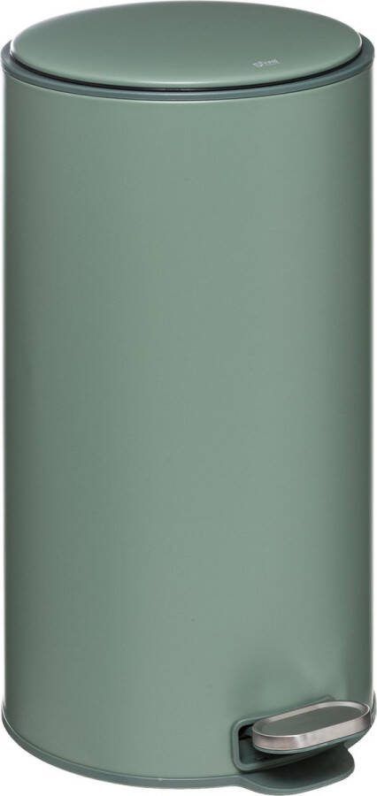5Five Delta Afvalemmer Soft close Antigeur actief koolstoffilter Uitneembare emmer 30L Metaal Groen