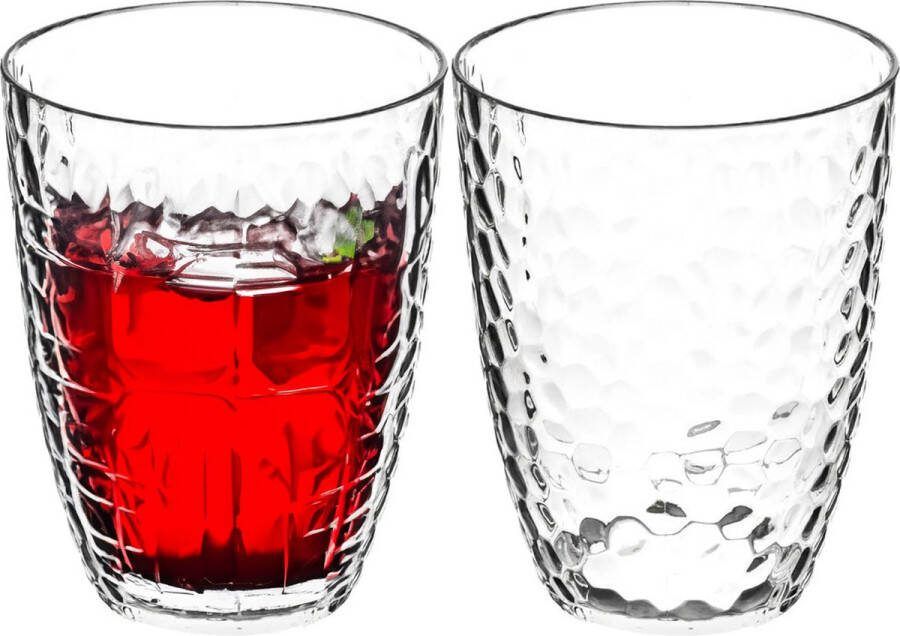 5five Drinkglas Estiva 10x transparant onbreekbaar kunststof 380 ml