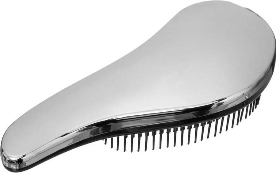 5five Haarborstel anti-klit zilver 18 5 cm van kunststof Persoonlijke verzorging artikelen