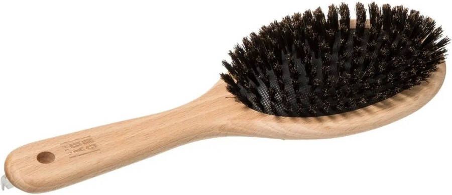 5five Haarborstel ovaal naturel met kunststof en varkenshaar 24 5 cm van hout Persoonlijke verzorging artikelen