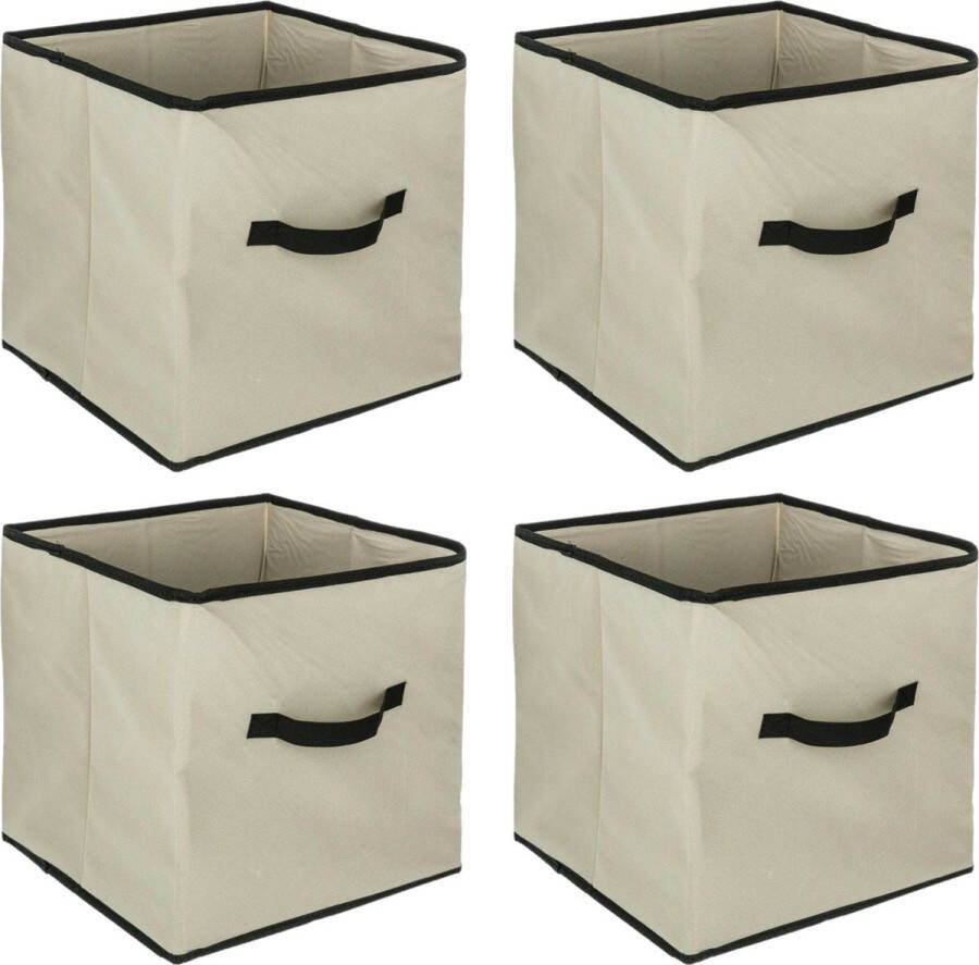 5five Opbergmand 6x 29 liter beige 31 x 31 x 31 cm