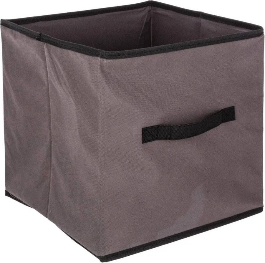 5five Opbergmand kastmand 29 liter taupe 31 x 31 x 31 cm Vakkenkast manden