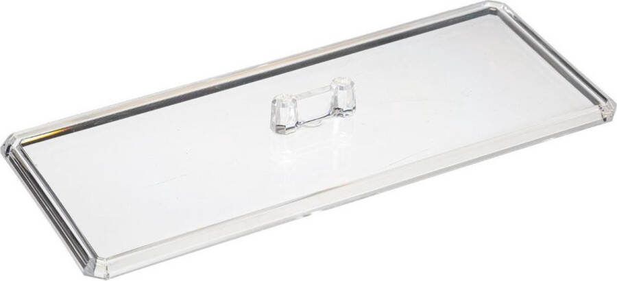5five Set van 3x stuks make-up organizer 3 vakken 23 x 8 5 cm van kunststof Nagellak houder Make-up houder Organizers