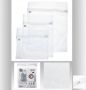 5five Set van 3x stuks waszakjes wasnetjes wit in 3 formaten Wasgoed zakjes BH zakjes - Thumbnail 1