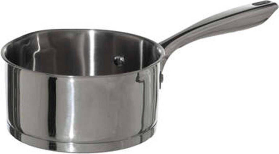 5Five Steelpan sauspan Alle kookplaten geschikt zilver dia 16 cm rvs Steelpannen