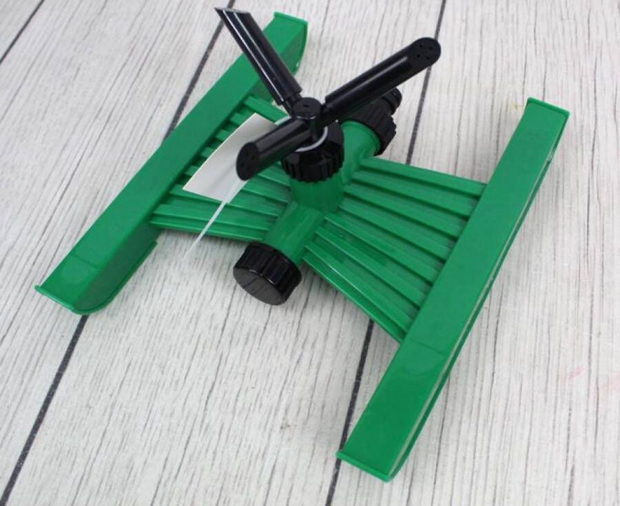 7&7 Zwenksproeier Cirkelsproeier voor Tuin Roterende Gazonsproeier Sprinkler Water Sproeier Beregeningssysteem Groen Zwart