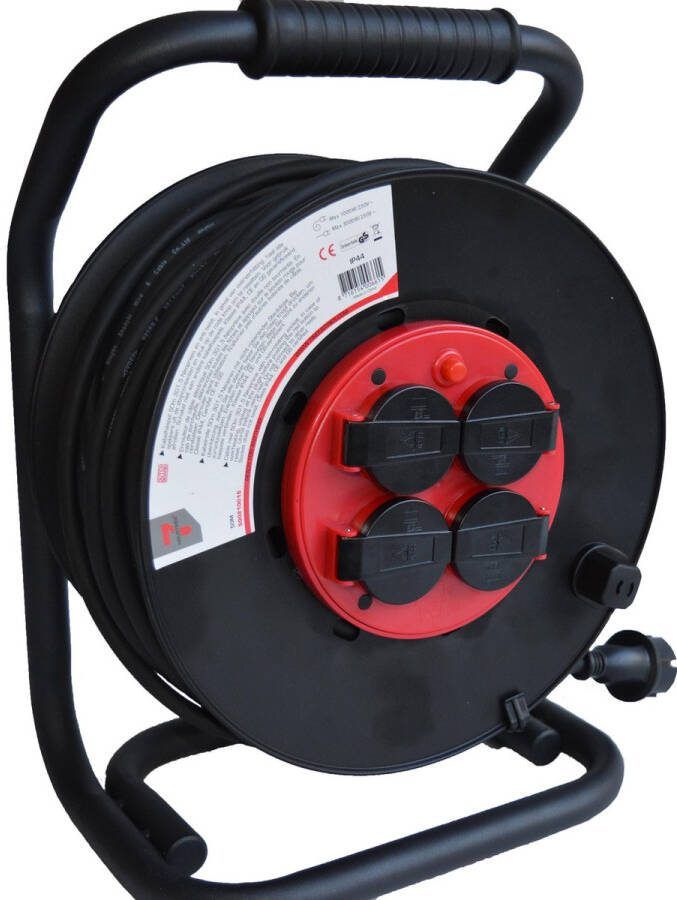 7-industries Kabelhaspel 25mtr 3x1.5mm neopreen anti twist IP44 7Industries