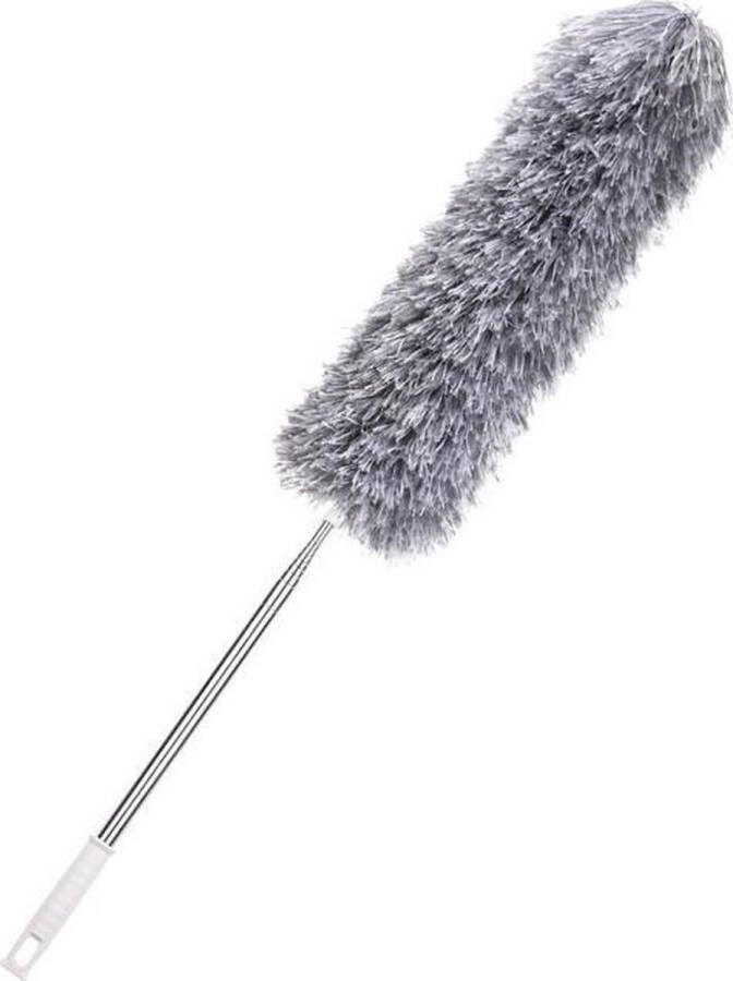 7Style Collection Microvezel Plumeau met Uitschuifbare Telescoopsteel tot 280 CM Ragebol RVS