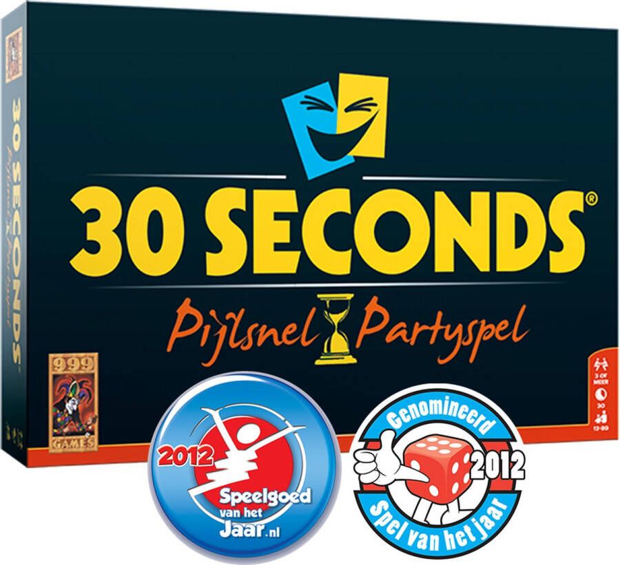 999 Games 30 Seconds Hilarisch Partyspel Gezelschapsspel Actiespel Nederlandstalig Kerstcadeau