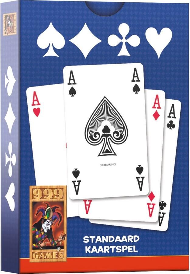 999 Games kaartspel standaard blauw