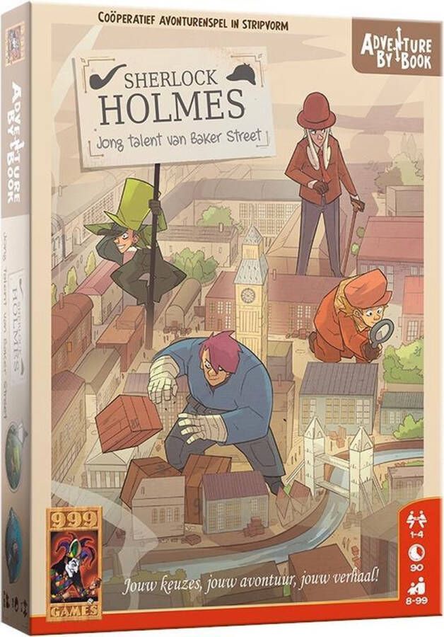 999 Games Adventure by Book: Sherlock Jong Talent van Baker Street Breinbreker