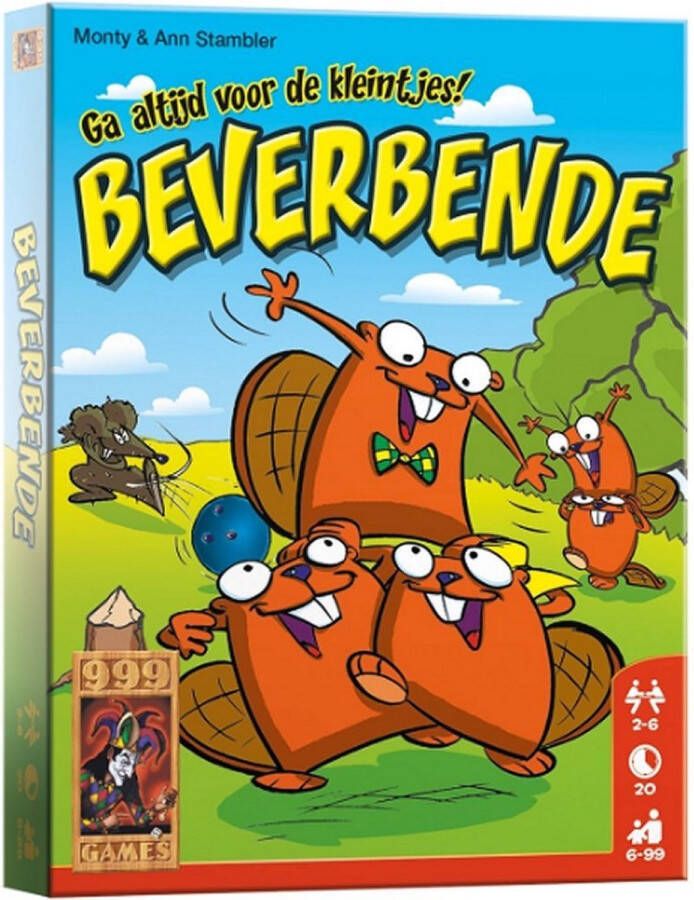 999 Games Beverbende Kaartspel Tactisch geheugenspel Familiespel Gezelschapsspel Educatief spel vanaf 6 jaar Klein cadeautje Kerstcadeau