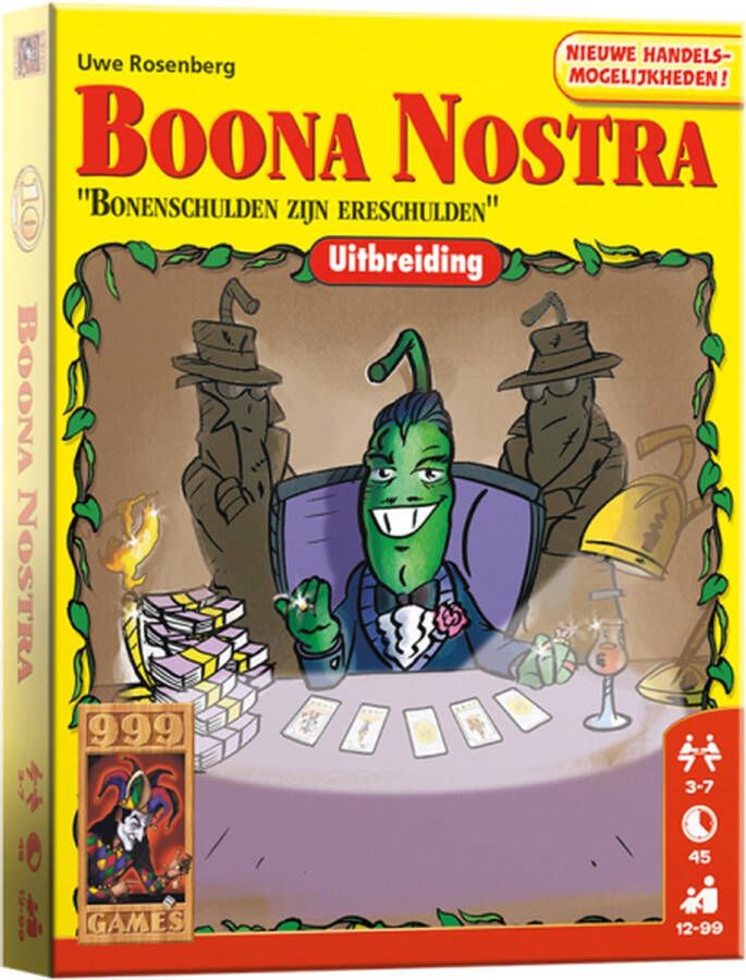 999 Games Boonanza: Boona Nostra Uitbreiding Kaartspel