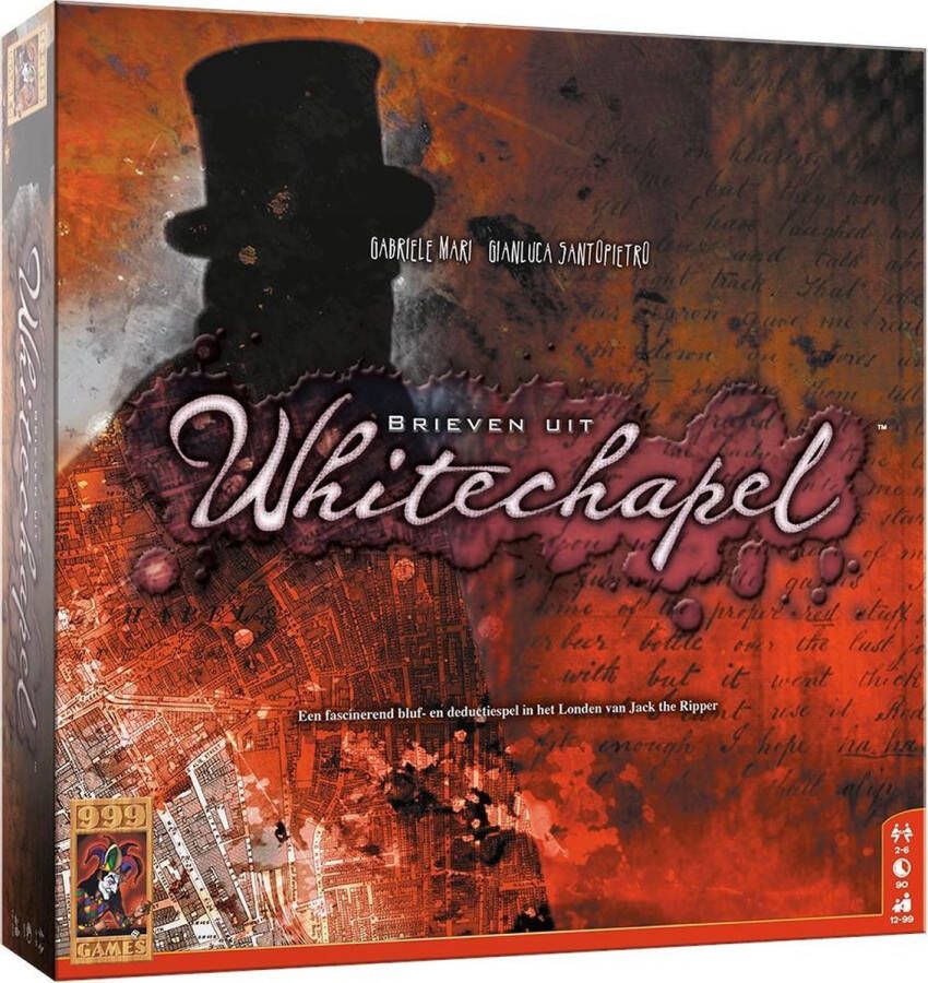 999 Games Brieven uit Whitechapel Bordspel