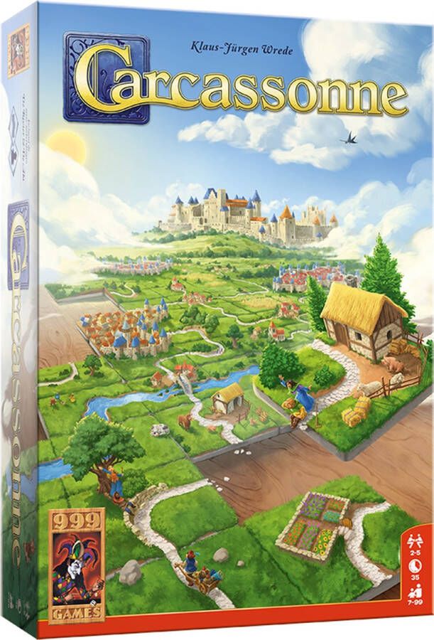 999 Games Carcassonne Basisspel Bordspel