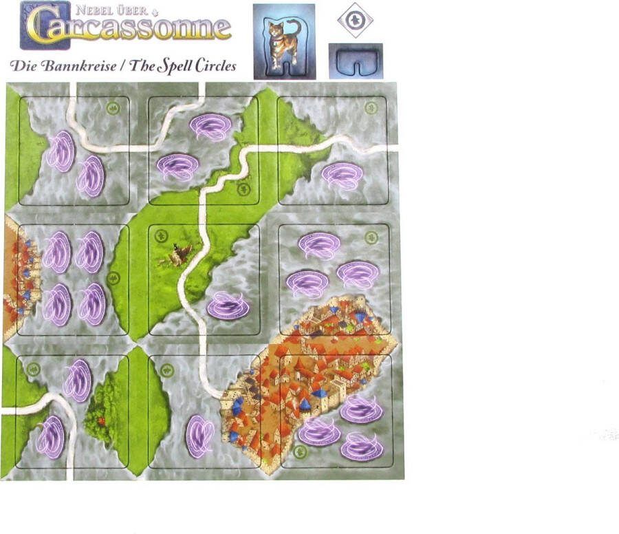 999 Games Carcassonne Mini Uitbreiding De Verboden Cirkels