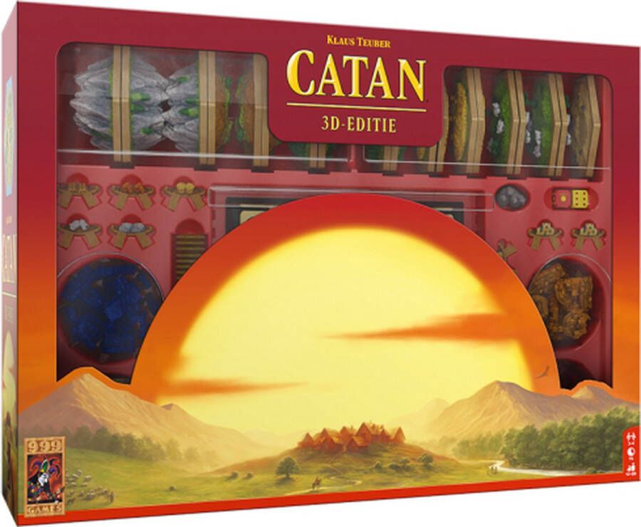 999 Games gezelschapsspel Catan 3D (NL)