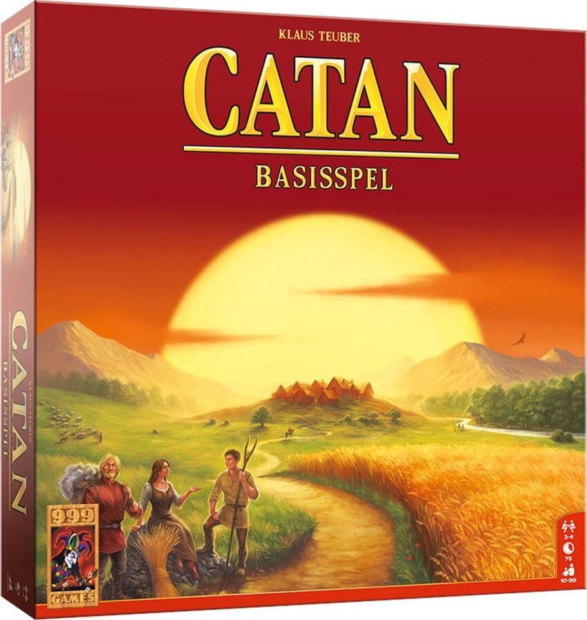 999 Games Catan Basisspel Bordspel Het populaire handelsspel 15+ spellenprijzen wereldwijd Gezelschapsspel Familiespel Kerstcadeau