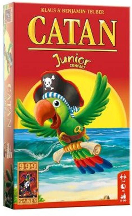 999 Games Catan junior compact Catan Spel Bordspel Spelletje Familie spel Bordspellen Piraten spel Spellen Spelletjes aanmaakblokjes