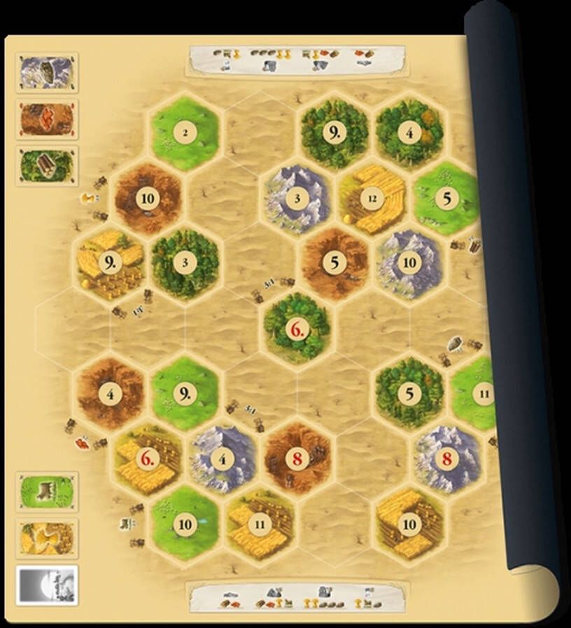 999 Games Catan playmat Desert Bordspel