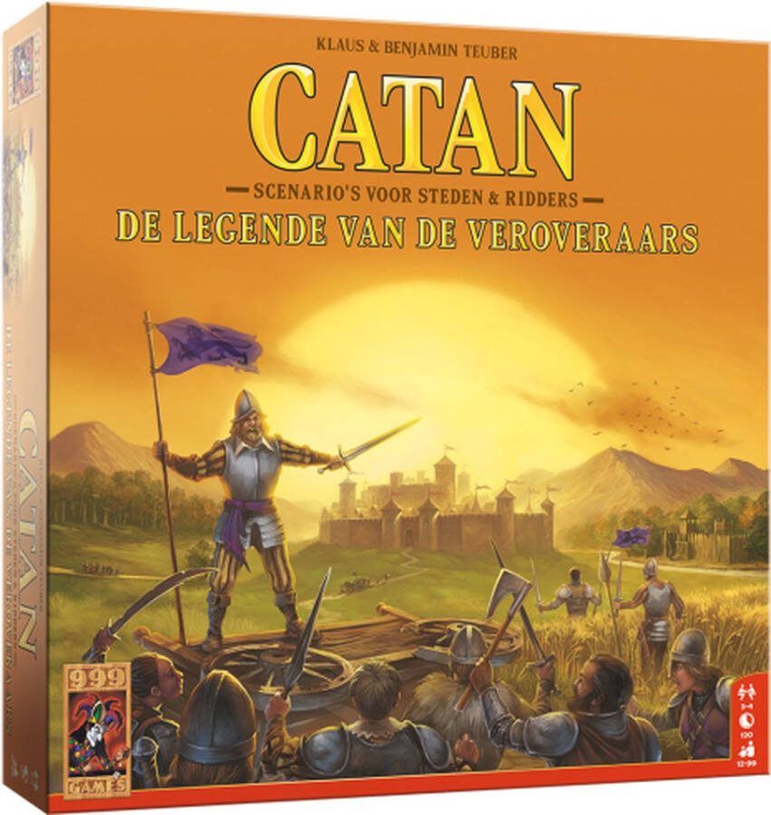 999 Games Catan: Uitbreiding De legende van de veroveraars Bordspel