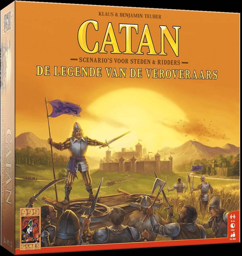 999 Games Catan: Uitbreiding De legende van de veroveraars Bordspel