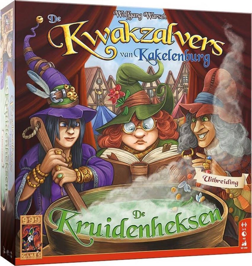 999 Games De Kwakzalvers van Kakelenburg: De Kruidenheksen Uitbreiding Bordspel