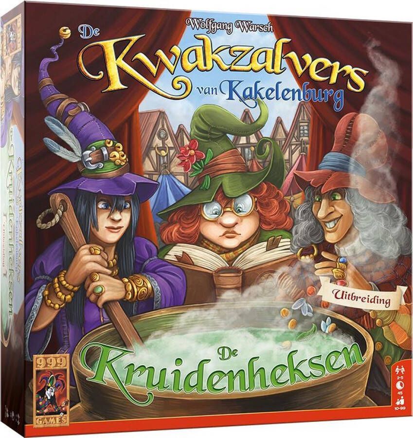 999 Games De Kwakzalvers van Kakelenburg: De Kruidenheksen Uitbreiding Bordspel