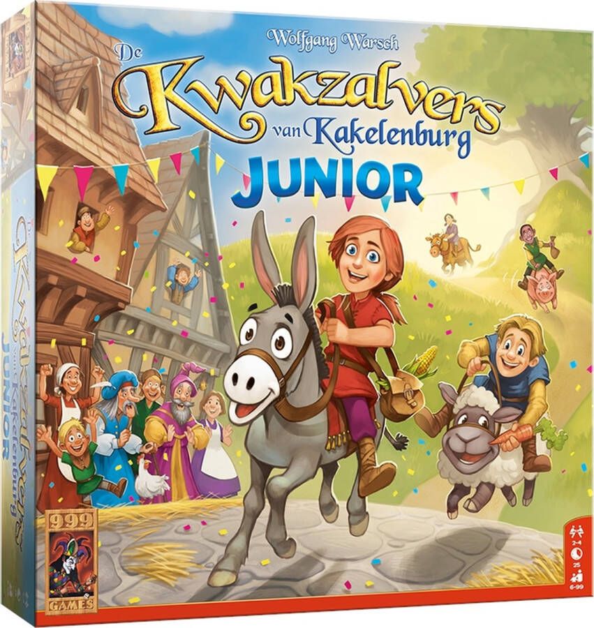 999 Games De Kwakzalvers van Kakelenburg Het Duel Bordspel Voor 2 spelers Kerstcadeau