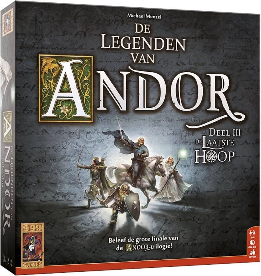 999 Games De Legenden van Andor: De laatste Hoop Bordspel Coöperatief spel