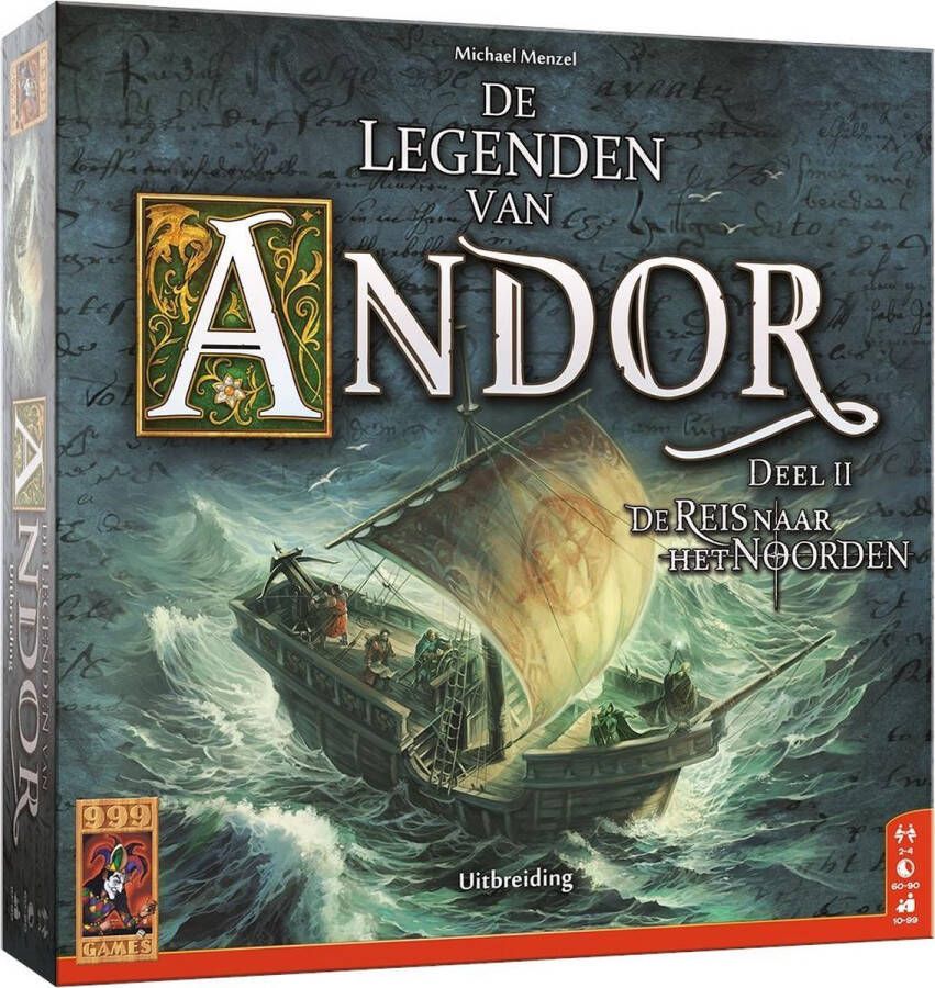 999 Games De Legenden van Andor: De Reis naar het Noorden Uitbreiding Bordspel