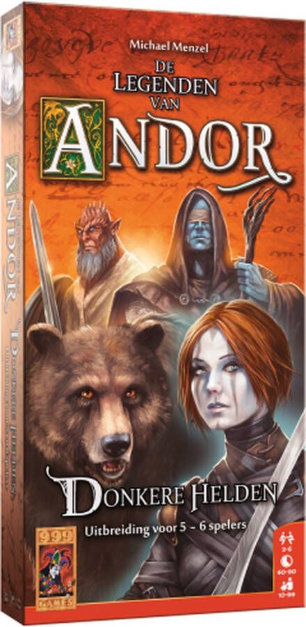 999 Games De Legenden van Andor: Donkere Helden 5 6 Uitbreiding Bordspel