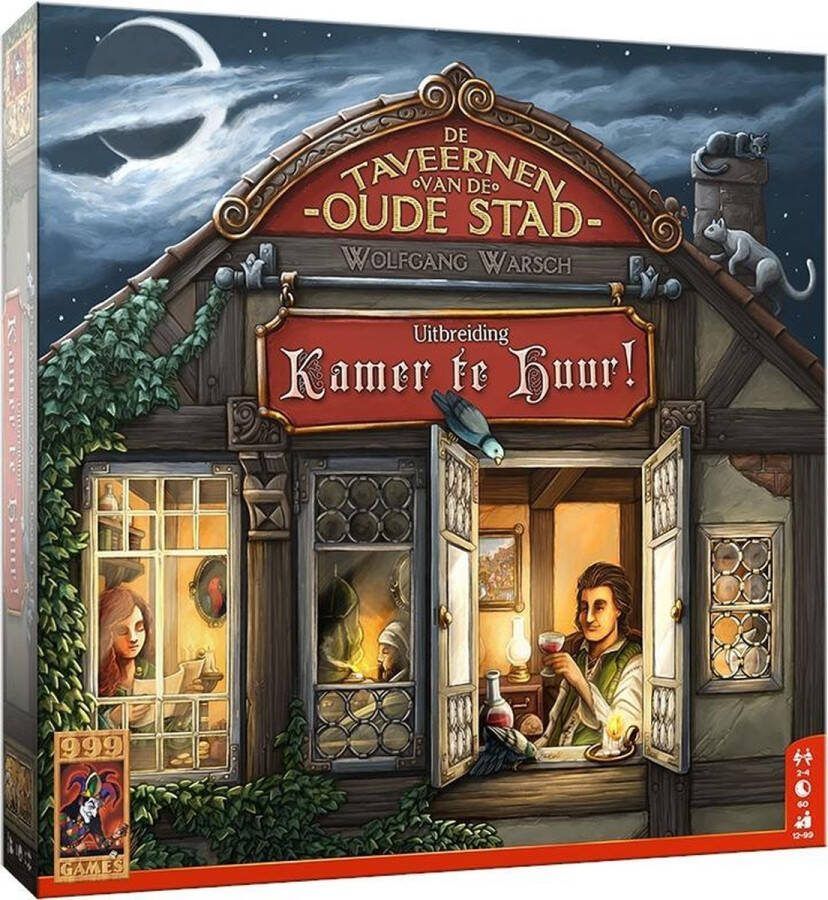 999 Games De Taveernen van de Oude Stad Uitbreiding: Kamer te Huur! Bordspel