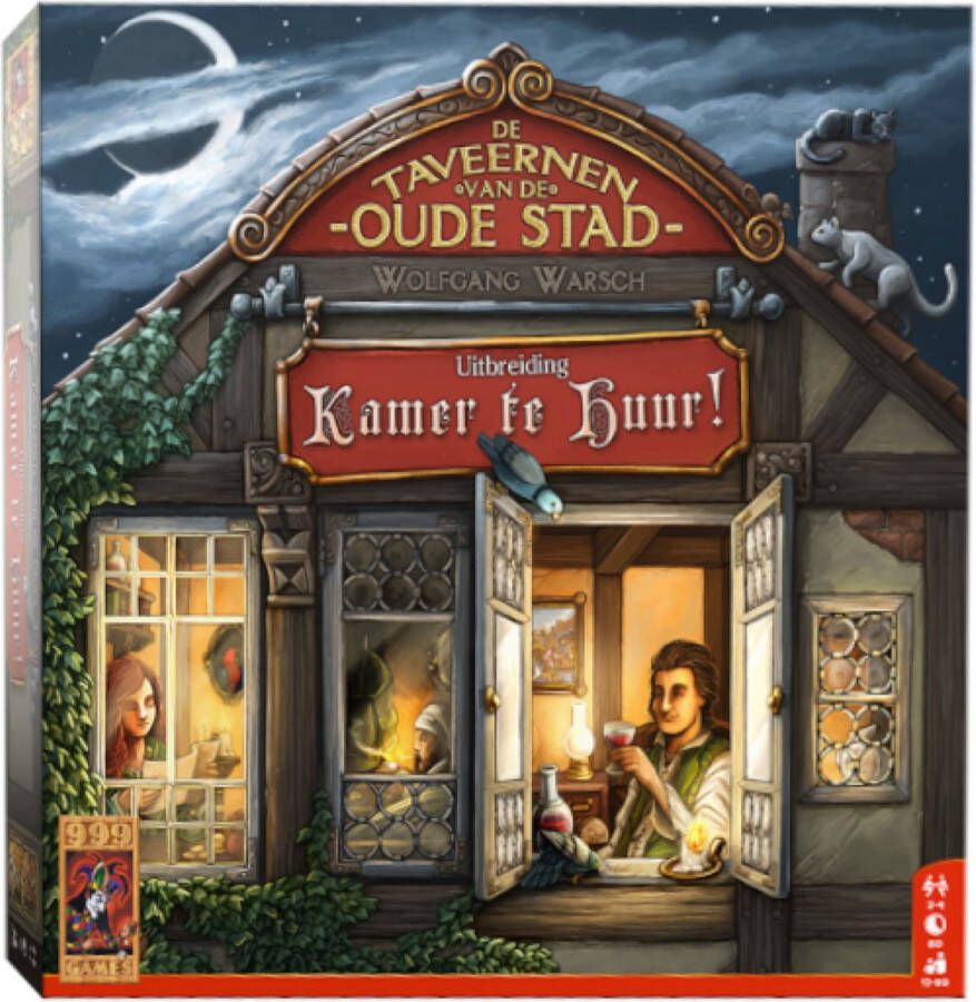 999 Games De Taveernen van de Oude Stad Uitbreiding: Kamer te Huur! Bordspel