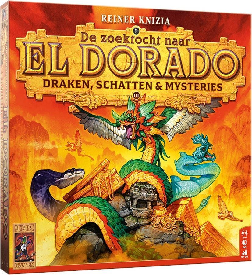 999 Games De Zoektocht naar El Dorado: Draken Schatten & Mysteries Uitbreidingsspel