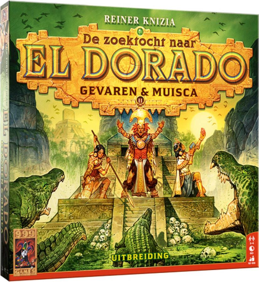 999 Games De Zoektocht naar El Dorado: Gevaren & Muisca Uitbreiding 2 Bordspel