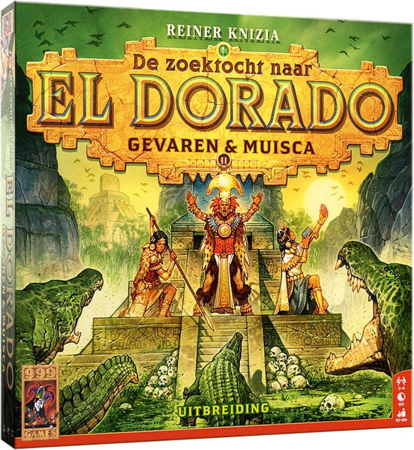 999 Games De Zoektocht naar El Dorado: Gevaren & Muisca Uitbreiding 2 Bordspel