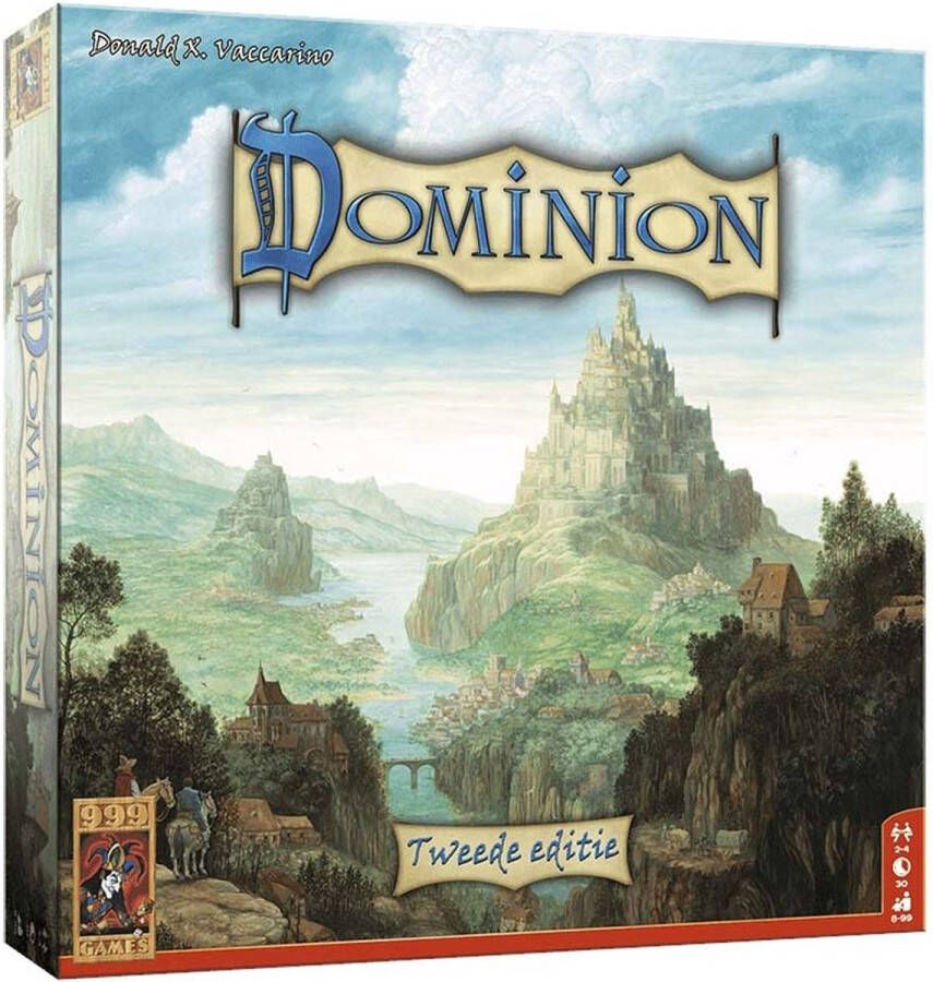 999 Games Dominion Basisspel Kaartspel Een echte klassieker Met vele uitbreidingen Gezelschapsspel Deckbuilder Kerstcadeau