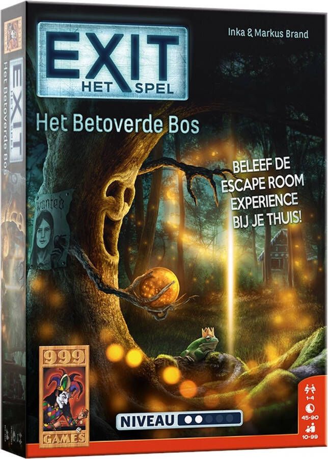 999 Games EXIT Het Betoverde Bos Escape Room Spel De escape room-ervaring in huis! Gezelschapsspel Breinbreker Klein cadeautje Kerstcadeau