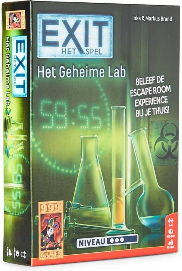 999 Games EXIT Het Geheime Lab Breinbreker