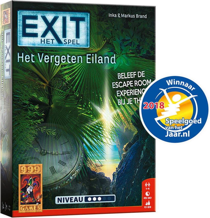 999 Games EXIT Het Vergeten Eiland Breinbreker