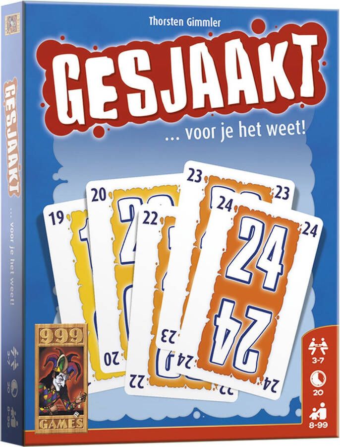 999 Games Gesjaakt Kaartspel Familiespel Gezelschapsspel Klein cadeautje Kerstcadeau